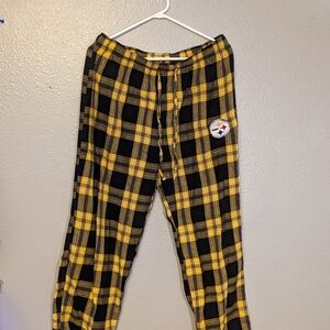 Plaid sweat pants
